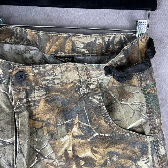 Realtree Men's Camo Hunting Scent Blocker Size L Pants - Picture 3 of 8